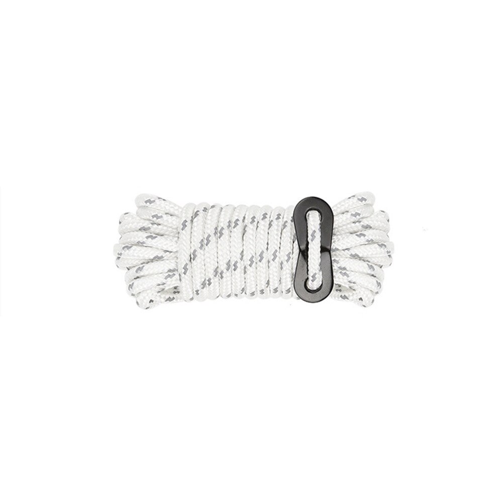 Cheap Goat Tents 1pcs 4M Outdoor Tent Rope Camping Rope Reflective Wind Rope With Buckle Adjuster Windproof Noose Tent Accessories   
